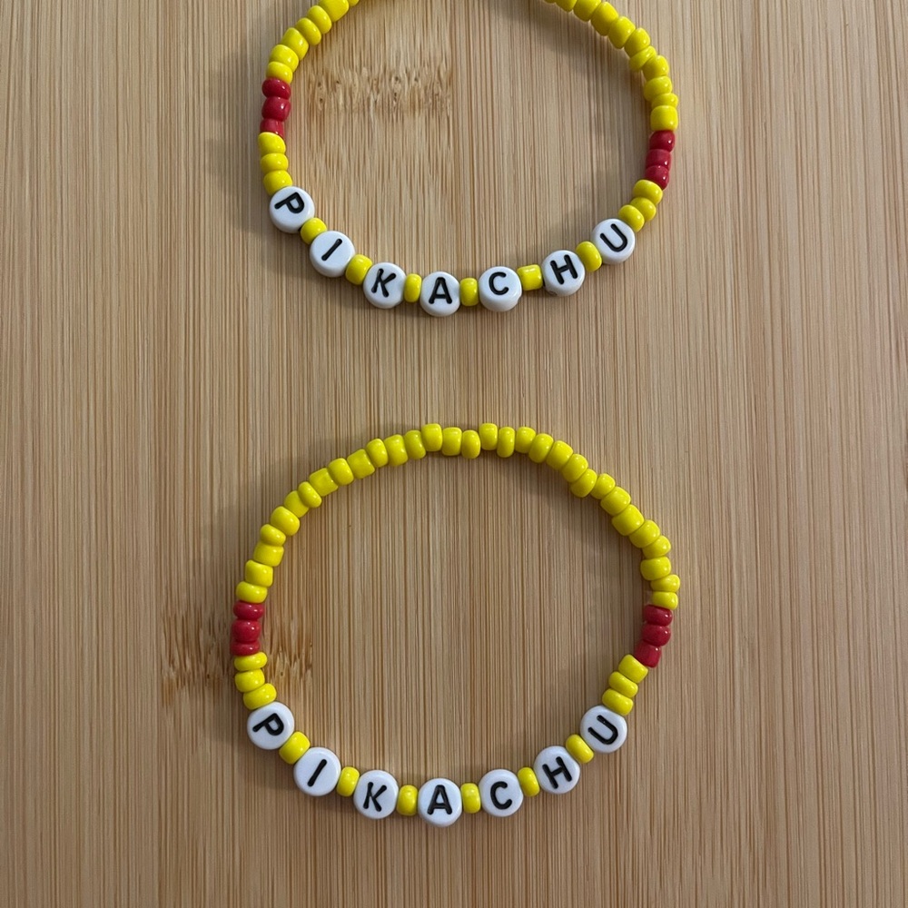 Pikachu Beaded Bracelet